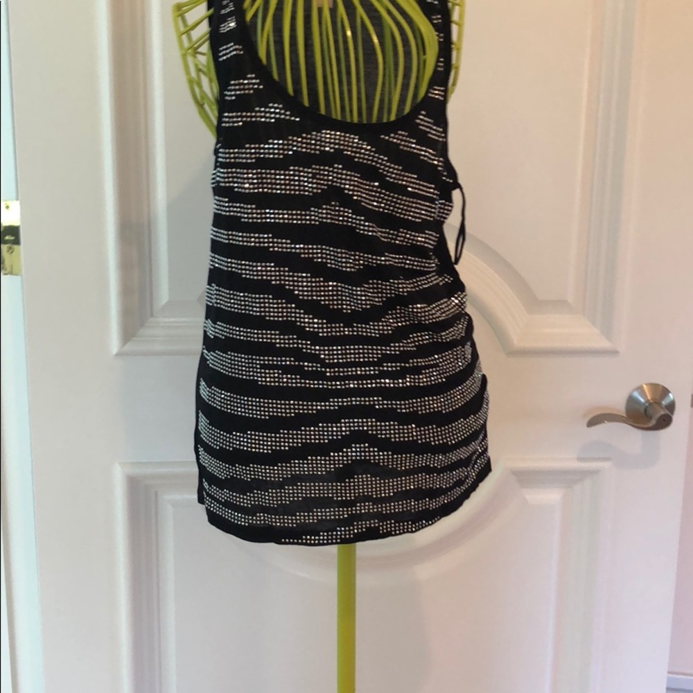 Black and silver tank top